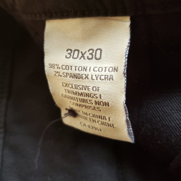 Black Denver Hayes Classic Khakis - Picture 5 of 5